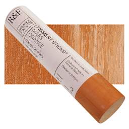 R&F Pigment Stick - Mars Orange, 188 ml stick and swatch