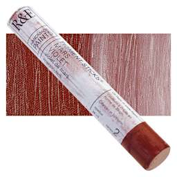 R&F Pigment Stick - Mars Violet, 38 ml stick and swatch