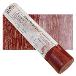 R&F Pigment Stick - Mars Violet, 188 ml stick and swatch
