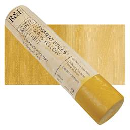 R&F Pigment Stick - Mars Yellow Light, 188 ml stick and swatch