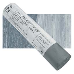 R&F Pigment Stick - Neutral Gray Deep, 188 ml stick and swatch