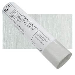R&F Pigment Stick - Neutral Gray Pale, 188 ml stick and swatch