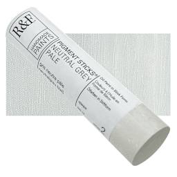 R&F Pigment Stick - Neutral Grey Pale, 100 ml stick and swatch