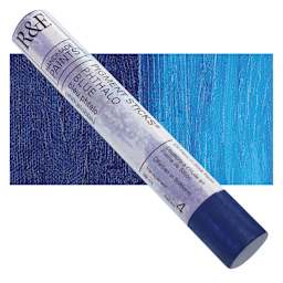 R&F Pigment Stick - Phthalo Blue, 38 ml stick and swatch