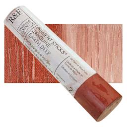 R&F Pigment Stick - Sanguine Earth Deep, 188 ml stick and swatch