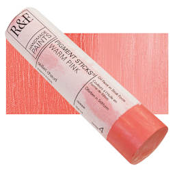 R&F Pigment Stick - Warm Pink, 100 ml stick and swatch
