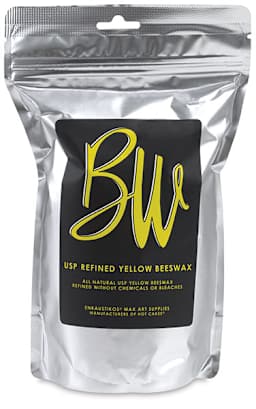 U.S. Pharmaceutical Grade Yellow Beeswax - 16 oz pouch