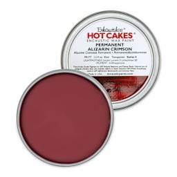 Enkaustikos Hot Cakes Encaustic Paint - Alizarin Crimson, 45 ml tin