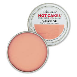 Enkaustikos Hot Cakes Encaustic Paint - Red Earth Pale, 45 ml tin