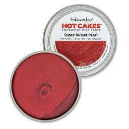 Enkaustikos Hot Cakes Encaustic Paint - Super Russet Pearl, 45 ml tin