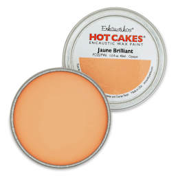 Enkaustikos Hot Cakes Encaustic Paint - Jaune Brilliant, 45 ml tin
