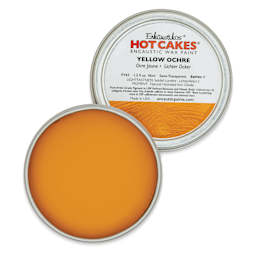 Enkaustikos Hot Cakes Encaustic Paint - Yellow Ochre, 45 ml tin