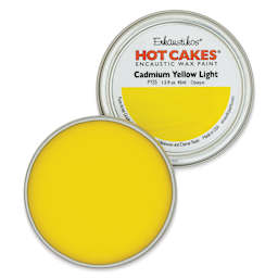 Enkaustikos Hot Cakes Encaustic Paint - Cadmium Yellow Light, 45 ml tin