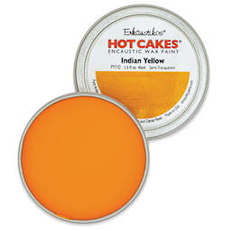 Enkaustikos Hot Cakes Encaustic Paint - Indian Yellow, 45 ml tin