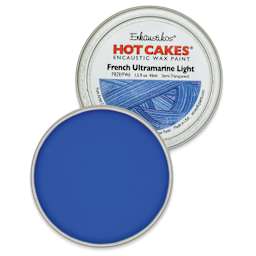 Enkaustikos Hot Cakes Encaustic Paint - French Ultramarine Light, 45 ml tin