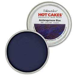 Enkaustikos Hot Cakes Encaustic Paint - Anthraquinone Blue, 45 ml tin