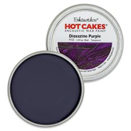 Enkaustikos Hot Cakes Encaustic Paint - Dioxazine Purple, 45 ml tin