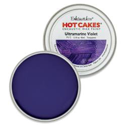 Enkaustikos Hot Cakes Encaustic Paint - Ultramarine Violet, 45 ml tin