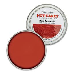 Enkaustikos Hot Cakes Encaustic Paint - Mars Terracotta, 45 ml tin