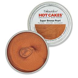 Enkaustikos Hot Cakes Encaustic Paint - Super Bronze Pearl, 45 ml tin