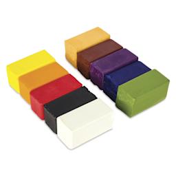 Enkaustikos Hot Sticks Encaustic Paints - Set of 10, Shary Bartlett Luminous, 6.50 ml stick