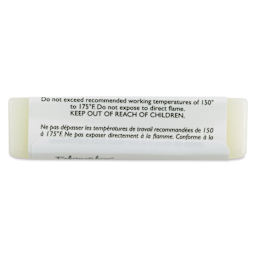 Enkaustikos Hot Sticks Encaustic Wax Paint Mediumt - Wax Medium, 13 ml Stick (Back of stick)
