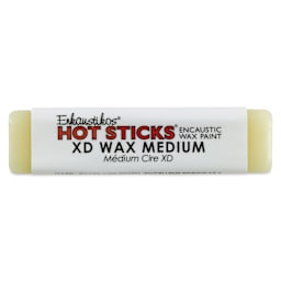 Enkaustikos Hot Sticks Encaustic Wax Paint Mediums - XD Wax Medium, 13 ml Stick (Front of stick)