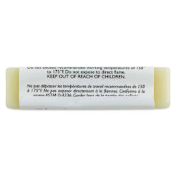 Enkaustikos Hot Sticks Encaustic Wax Paint Mediums - XD Wax Medium, 13 ml Stick (Back of stick)
