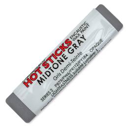 Enkaustikos - Hot Sticks Encaustic Paint, Midtone Gray, 13 ml Stick