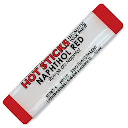 Enkaustikos Hot Sticks Encaustic Paints - Naphthol Red, 13 ml stick