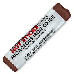 Enkaustikos Hot Sticks Encaustic Paints - Micaceous Iron Oxide, 13 ml stick