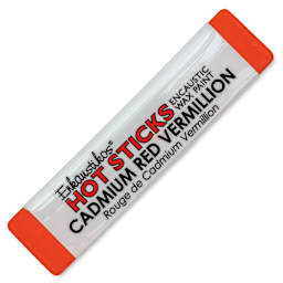 Enkaustikos Hot Sticks Encaustic Paints - Cadmium Red Vermillion, 13 ml stick