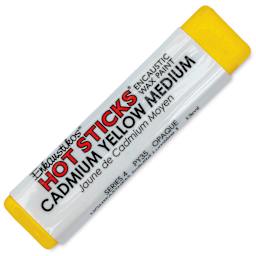 Enkaustikos Hot Sticks Encaustic Paints - Cadmium Yellow Medium, 13 ml stick