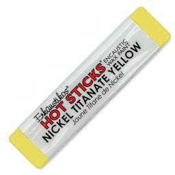 Enkaustikos Hot Sticks Encaustic Paints - Nickel Titanate Yellow, 13 ml stick