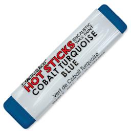 Enkaustikos Hot Sticks Encaustic Paints - Cobalt Turquoise Blue, 13 ml stick