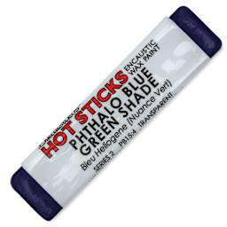 Enkaustikos Hot Sticks Encaustic Paints - Phthalo Blue Green Shade, 13 ml stick