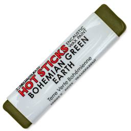 Enkaustikos Hot Sticks Encaustic Paints - Bohemian Green Earth, 13 ml stick