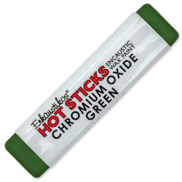 Enkaustikos Hot Sticks Encaustic Paints - Chromium Oxide Green, 13 ml stick