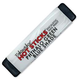 Enkaustikos Hot Sticks Encaustic Paints - Phthalo Green Blue Shade, 13 ml stick