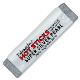Enkaustikos Hot sticks Encaustic Paint - Super Silver Pearl, 13 ml stick