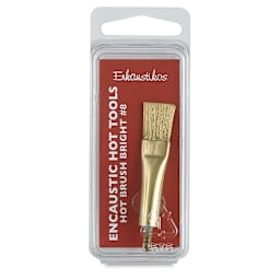 Enkaustikos Hot Brush Attachment - Bright, Size 8 front of package