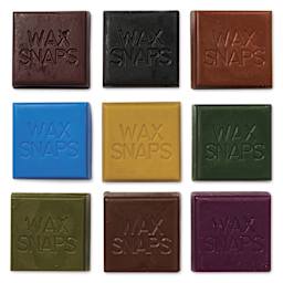 Enkaustikos Wax Snaps Encaustic Paints - Set of 9, Traditional Palette, 13 ml