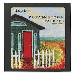 Enkaustikos Wax Snaps Encaustic Paints - Set of 9, Provincetown Palette, 13 ml front of package