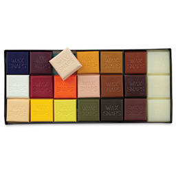 Enkaustikos Wax Snaps Encaustic Paints - Lets Face It Set of 18 in open package
