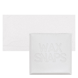 Enkaustikos Wax Snaps Encaustic Paint - Titanium White, 40 ml snaps and swatch