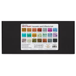 Enkaustikos Wax Snaps Encaustic Paints - Accents and Effects, Set of 21, 13 ml (In packaging with color chart)