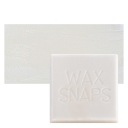 Enkaustikos Wax Snaps Encaustic Paint - Warm Pearl, 40 ml snaps and swatch