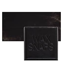 Enkaustikos Wax Snaps Encaustic Paint - Mars Black, 40 ml snaps and swatch