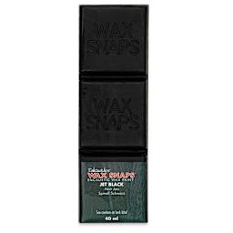Enkaustikos Wax Snaps Encaustic Paints - Jet Black, 40 ml cake front of package