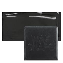 Enkaustikos Wax Snaps Encaustic Paint - Graphite, 40 ml snaps and swatch